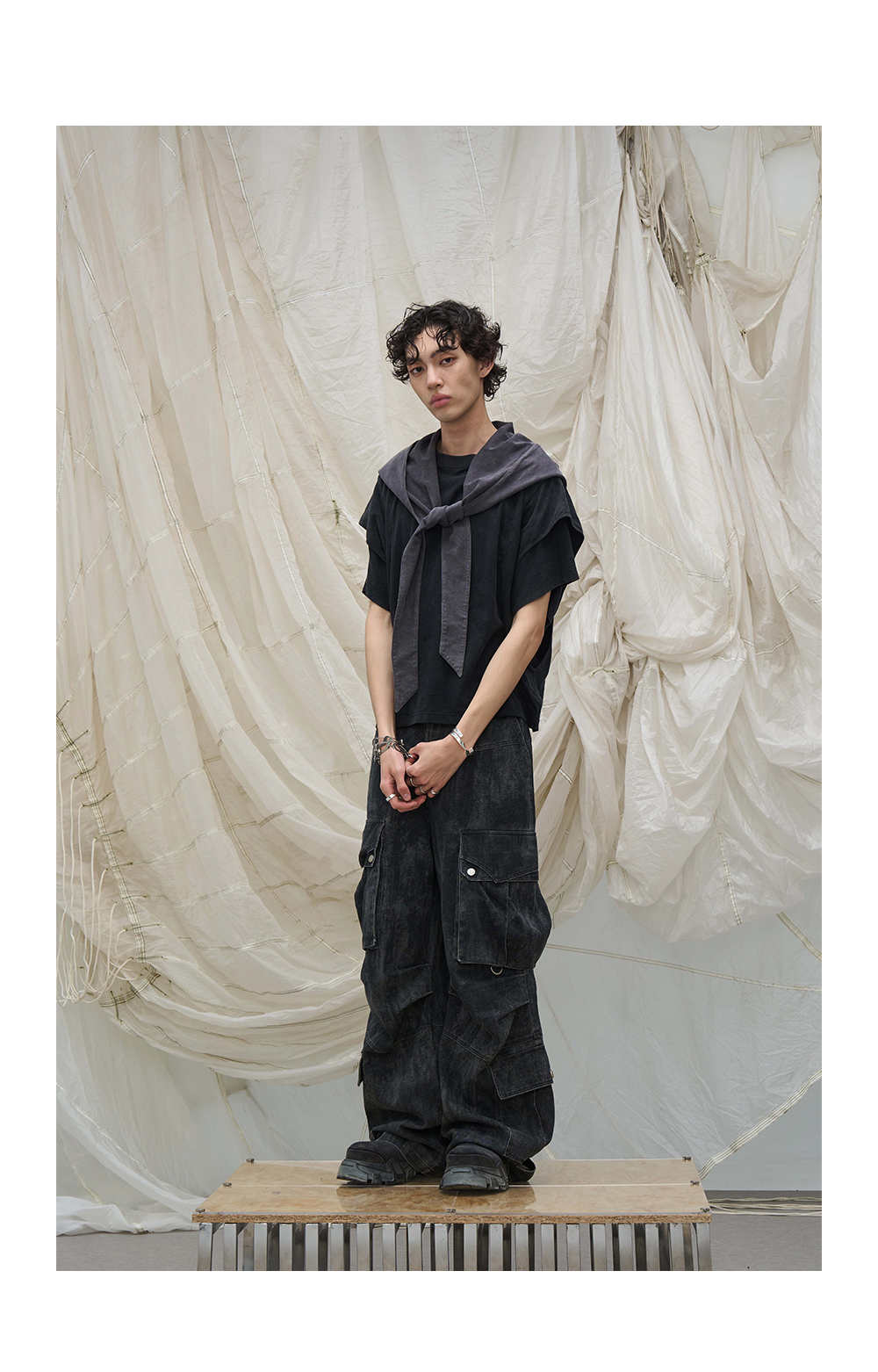 Detachable Decor Scarf Hood