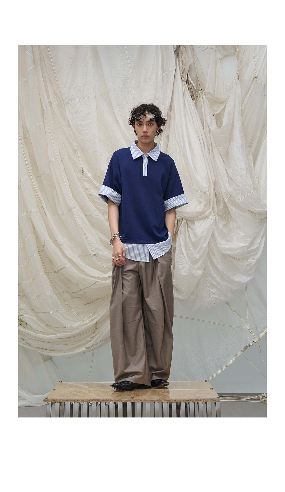 Two-In-One Double Layered Polo Shirt