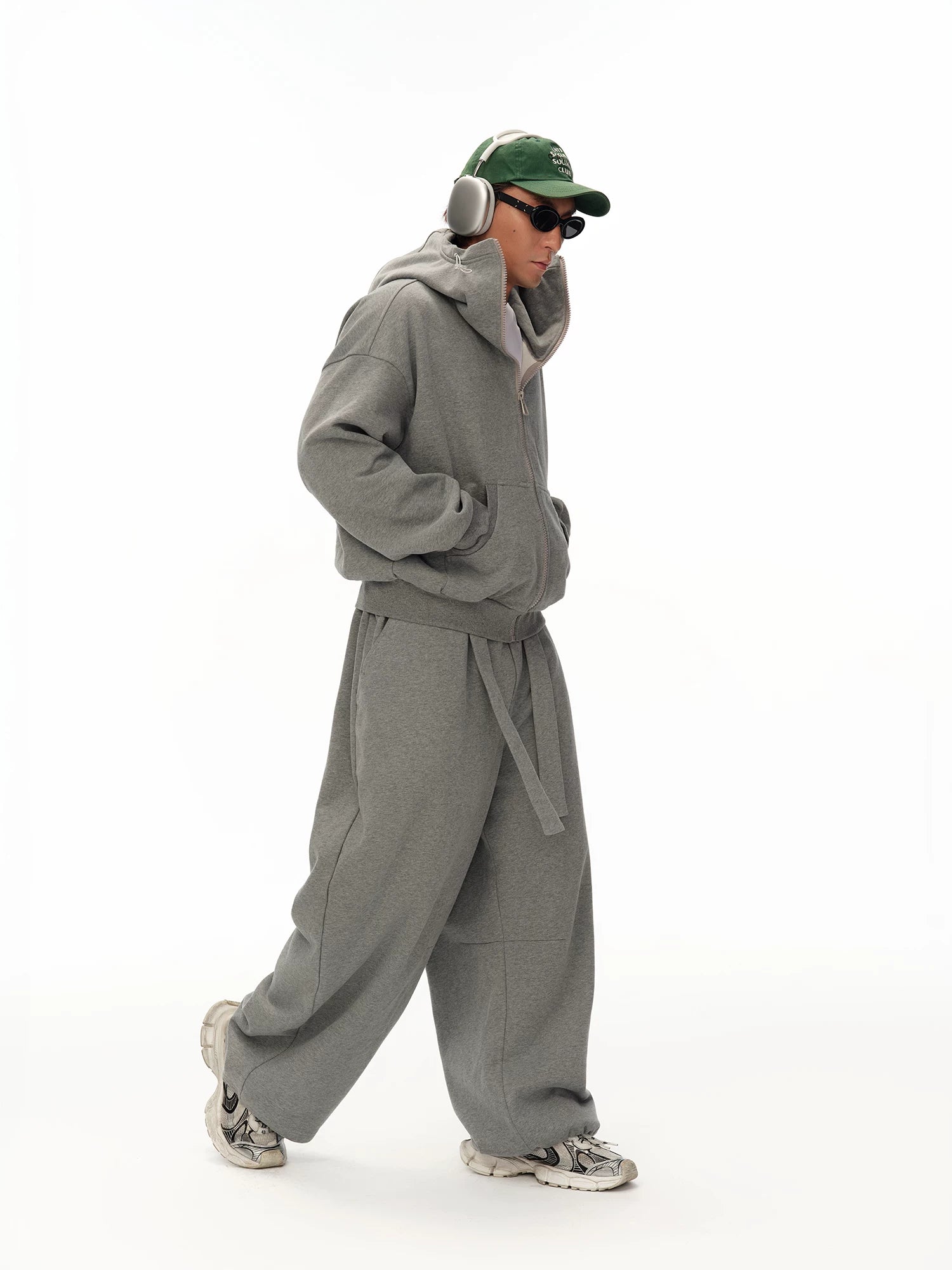 500g Athleisure Fleece Sweatshirt Set