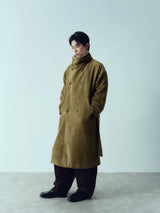 Furry Collar Pajama Style Long Coat