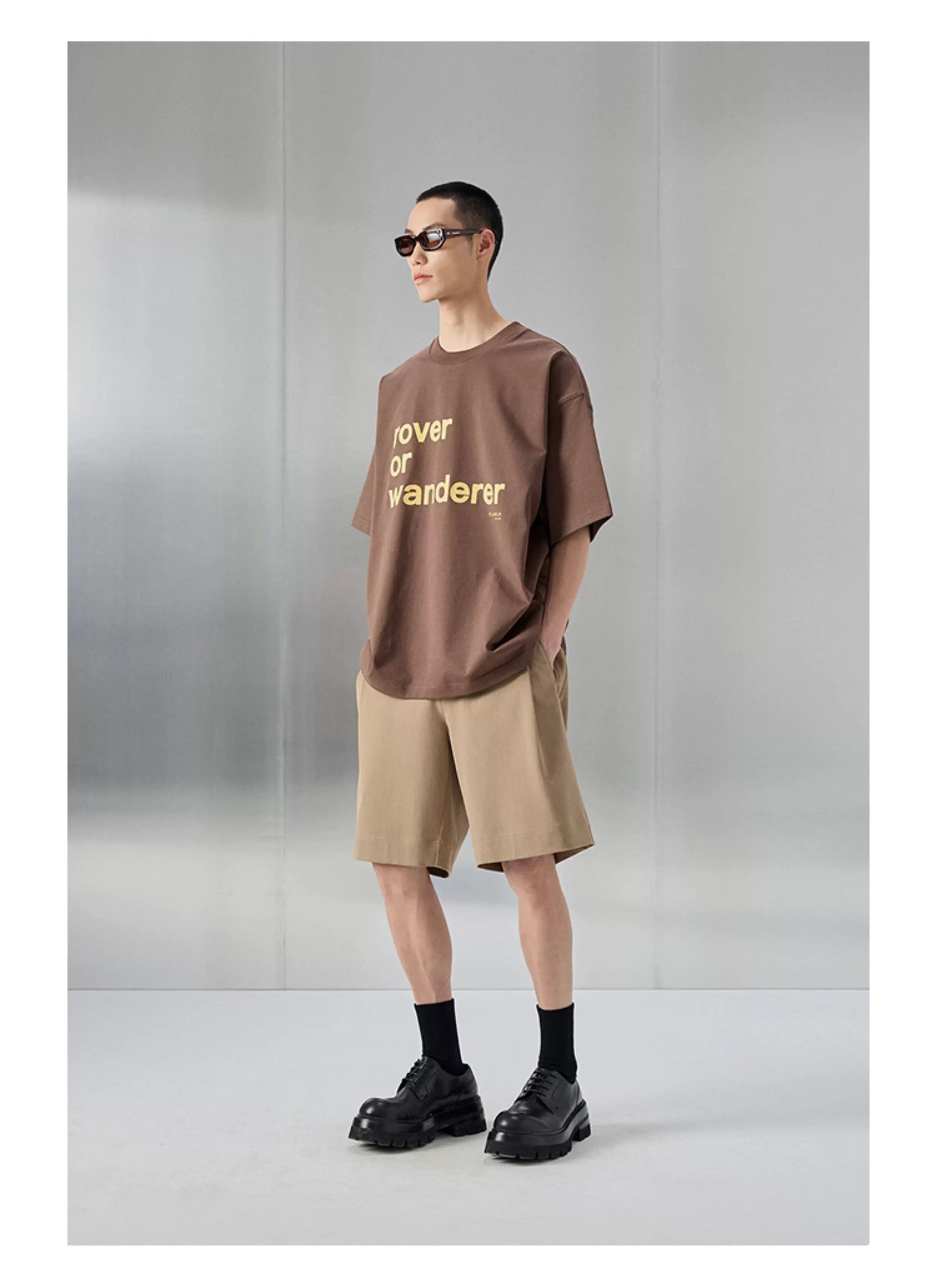 Foam Print Loose Tees