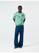 Linen Cotton Blend Short Sleeve Tee