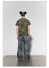 American Camo Cross Gun Tee