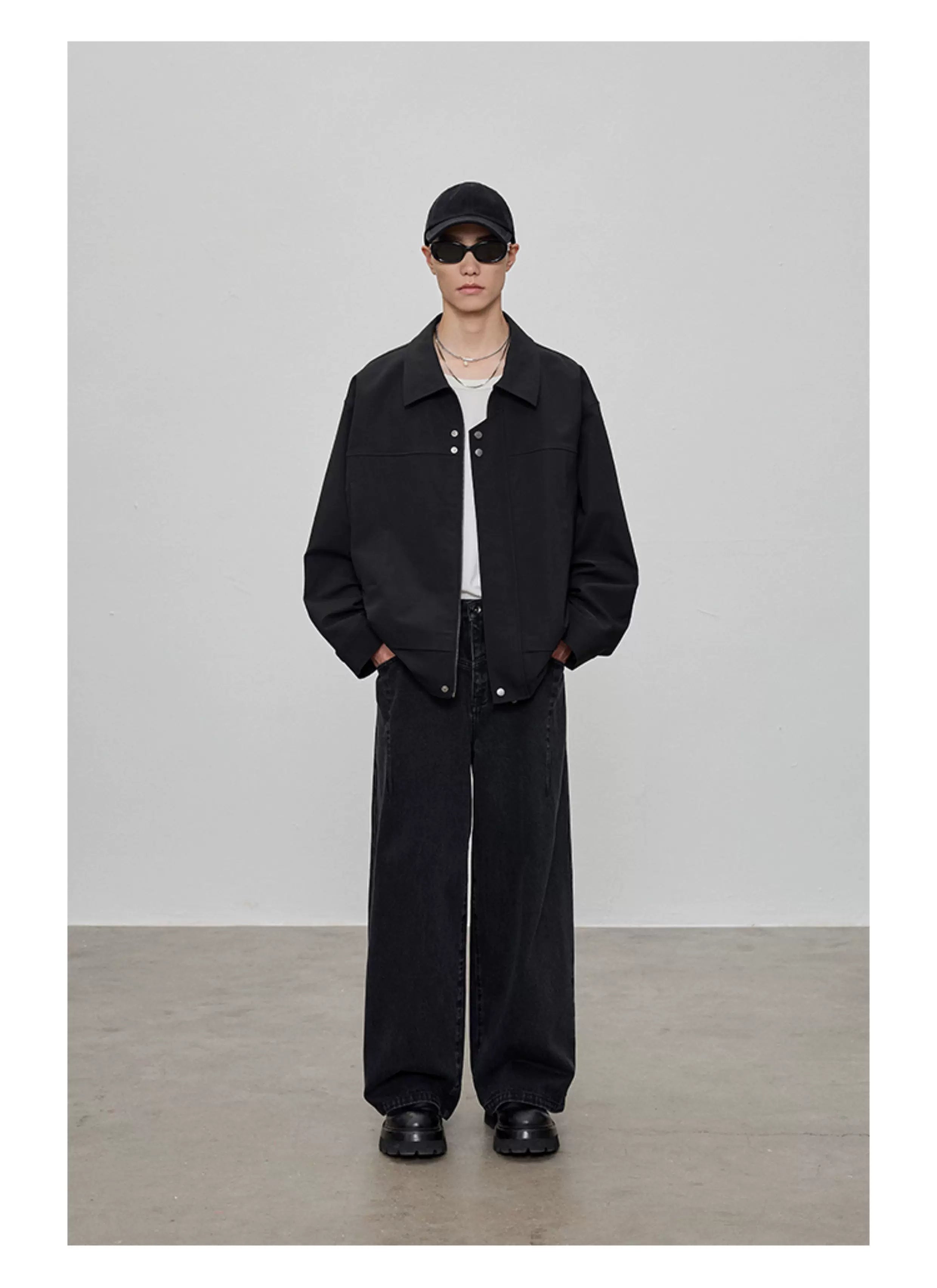 Square Collar Boxy Jacket