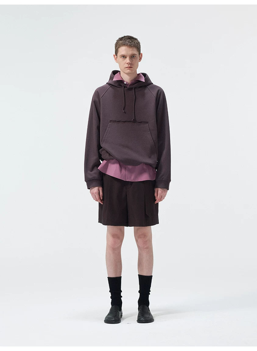 Cotton Terry Kangaroo Pocket Hoodie