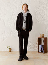Men's Drapey Frayed Flared Dress Pants
