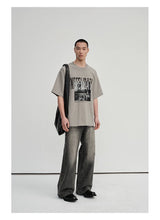 300G Double Yarn Printed Tee