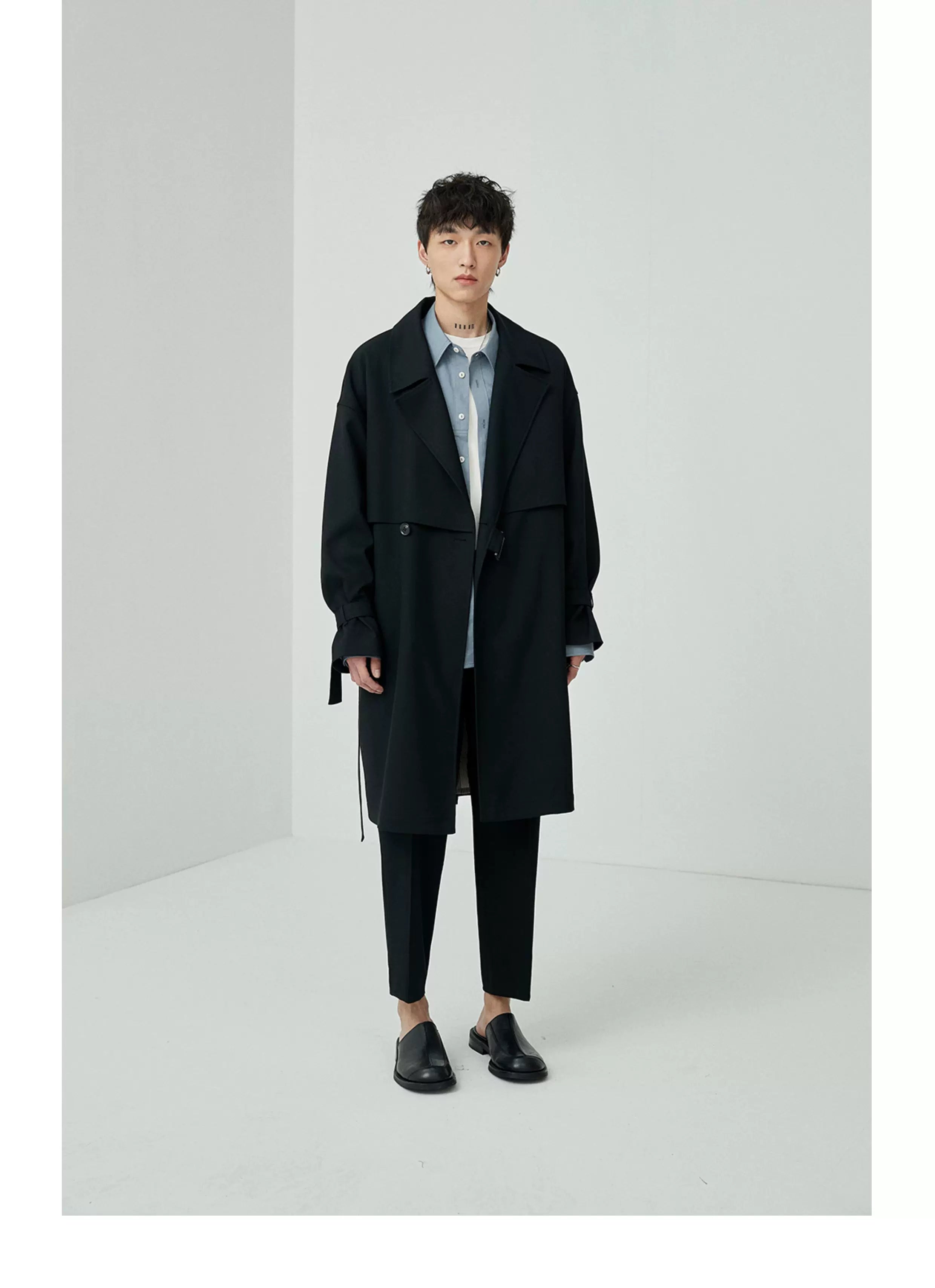 Split Pocket Basic Cotton Shirt