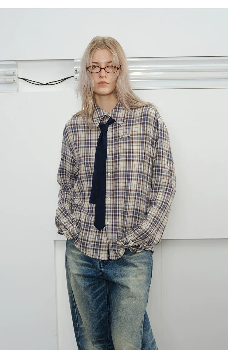 Unisex Long Sleeve Double Tie Shirt