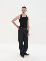 Flattering Lightweight Wide Collar Tank Tops