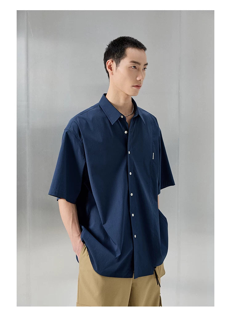 Retro Short Sleeve Pima Blend Shirt