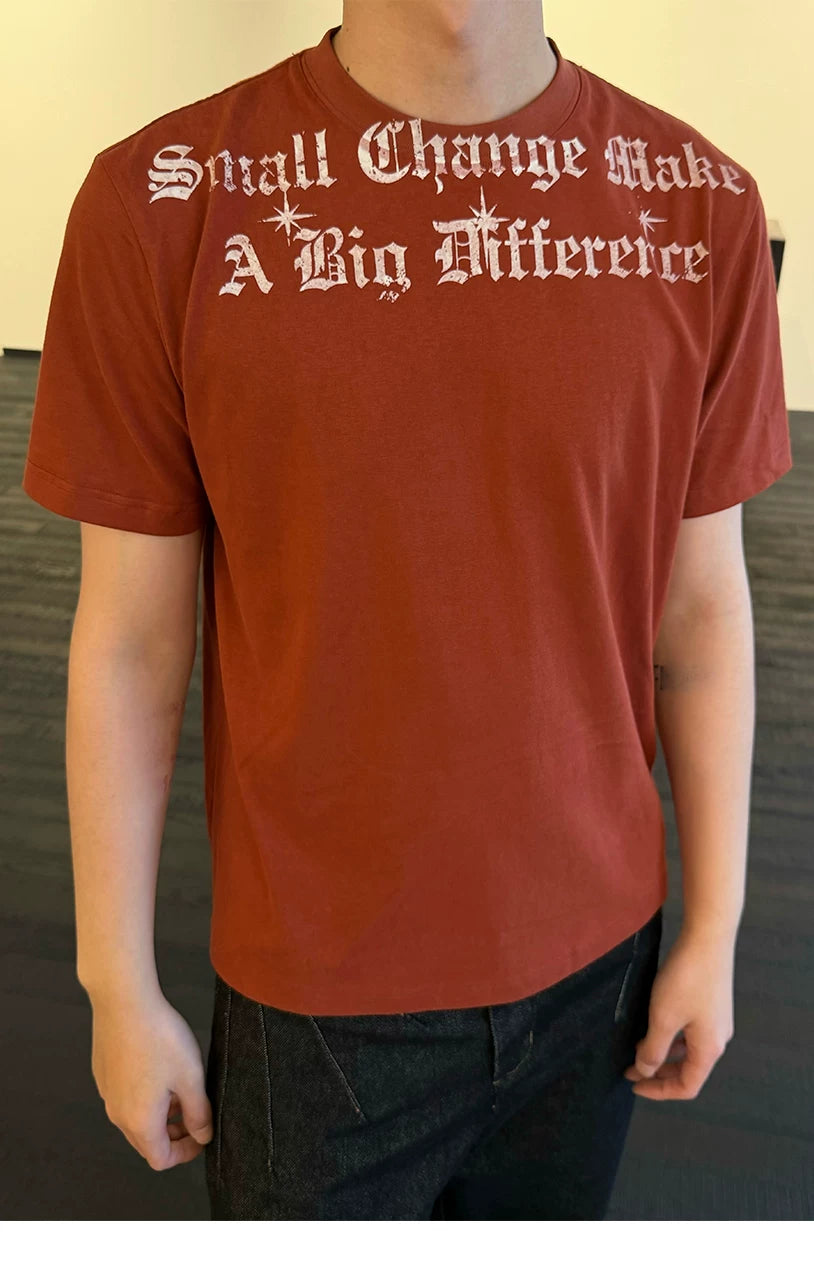 Quick Dry Straight Shoulder Printed Tees
