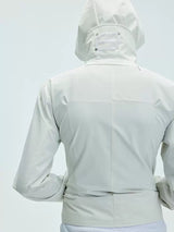 Short Detachable Hooded Waterproof Trench Coat