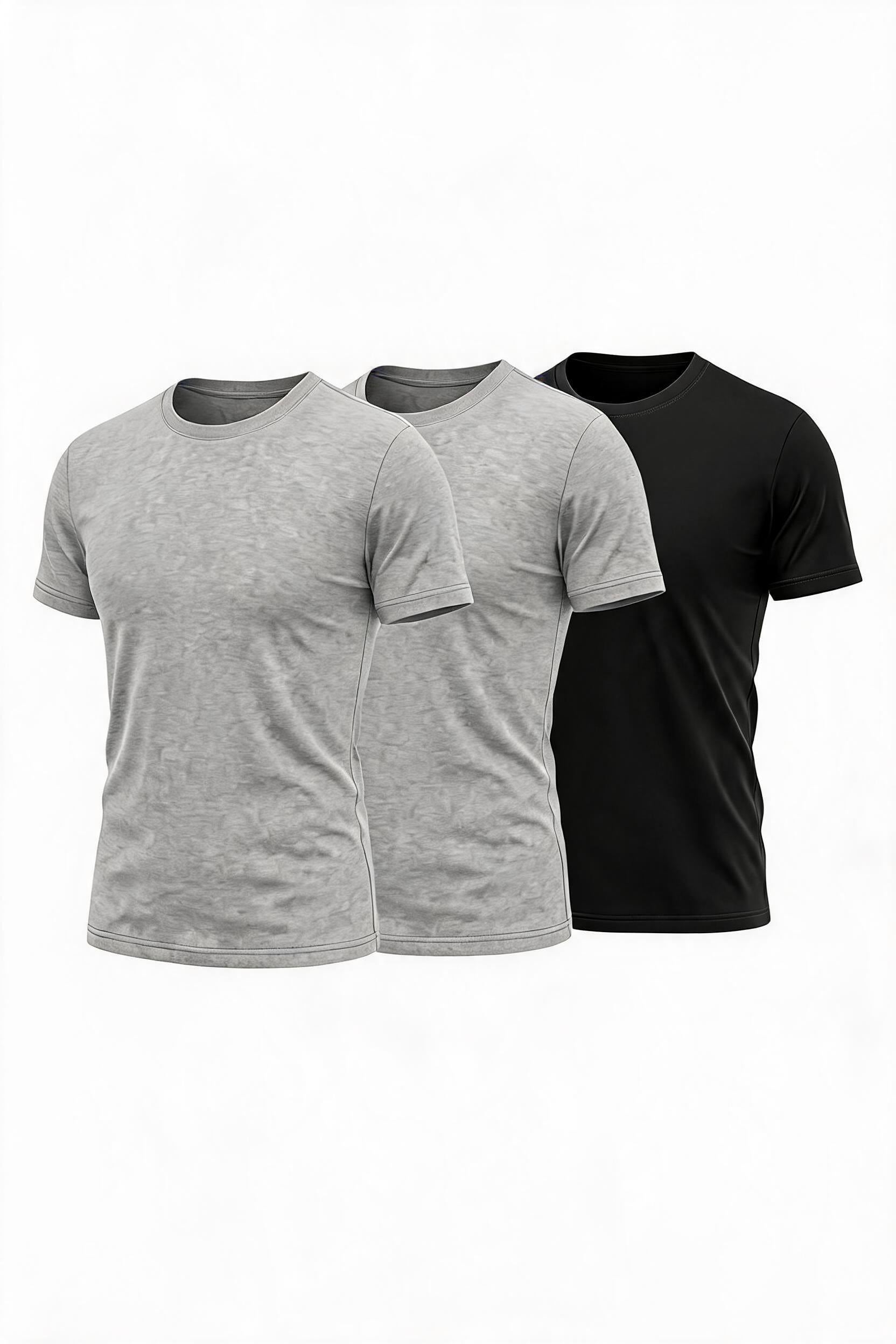 Worry-free Pack (2 Gray 1 Black)