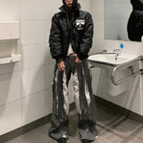 6-Zip Deconstructed Reversible Relaxed Sweatpants