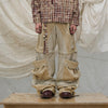 Multi-Length Detachable Patchwork Cargo Pants