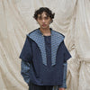 Detachable Hood Layered Plaid Shirt