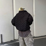 Reversible V-Quilted 90% Down Fill Jacket