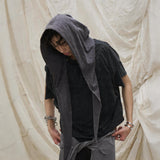 Intertwined Decorative Detachable Oversized Hood