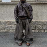 Two-in-One Pleated Tailored Pants