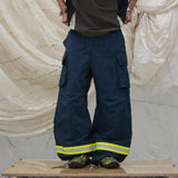 Reflective Multi-Pocket Nylon Cargo Pants