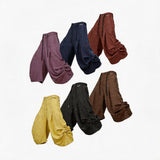 Balloon Pleated Acetate Tencel Cropped Pants