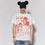 Rhinestone Mickey Print Tees