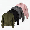 Men's Deconstructed Pleated MA1 Bomber Jacket