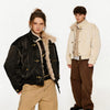 Tip-dyed Toscana PU Harrington Jacket