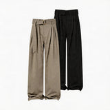 High Waist Wide Leg Belted Pants