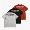 Quick Dry Straight Shoulder Printed Tees