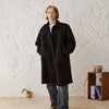 Men's Loose Long Collared Wool Coat