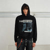 Unisex Boxy Color Block Print Hoodies