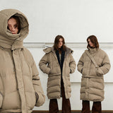 Versatile 90% Down Detachable Waterproof Jacket