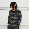 Men's Long-sleeve Plaid Wool Blend Shirt