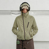 Men's Heated Zip Hooded Fleece Jacket