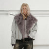 Men's Winter Detachable Rabbit Fur Coat