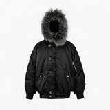 N-2B Nylon Raccoon Fur Flight Jacket
