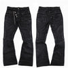 Double Waist Waxed Whiskered Skinny Jeans