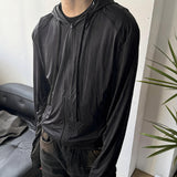 Two-Tone Cooling Stretch Mesh Hooded Jacket