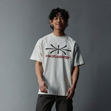 Vintage Off-white Loose Printed Logo Tee