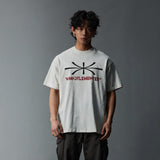 Vintage Off-white Loose Printed Logo Tee
