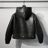 3M Collared Hooded Waxed Padded Jacket