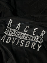 Distressed Rhinestone Racer Tee