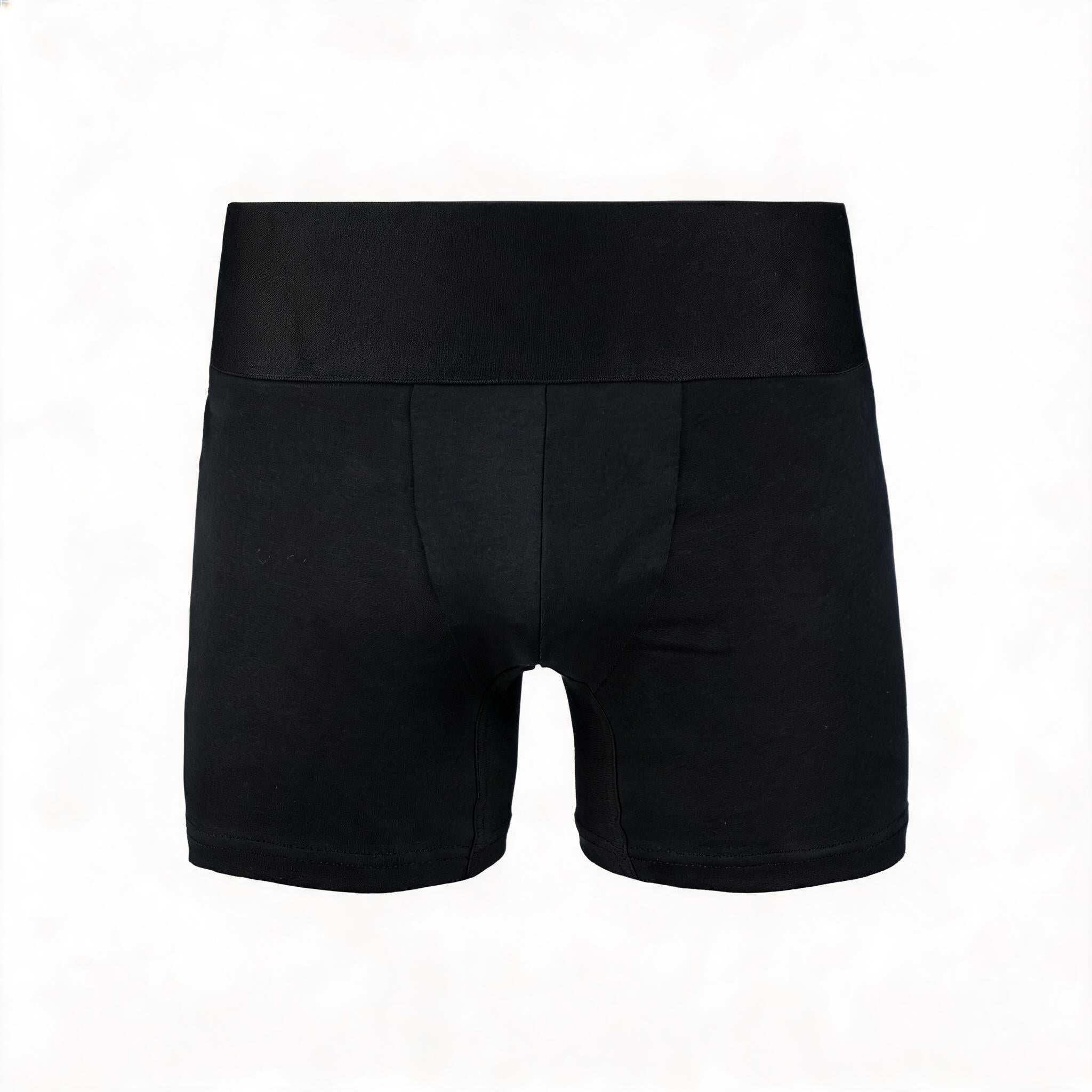 Wide Elastic Sports Boxer Briefs