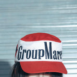 Flat Top Two-tone Embroidered Cap