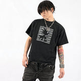 Two-tone Washed Distressed Mickey Tee