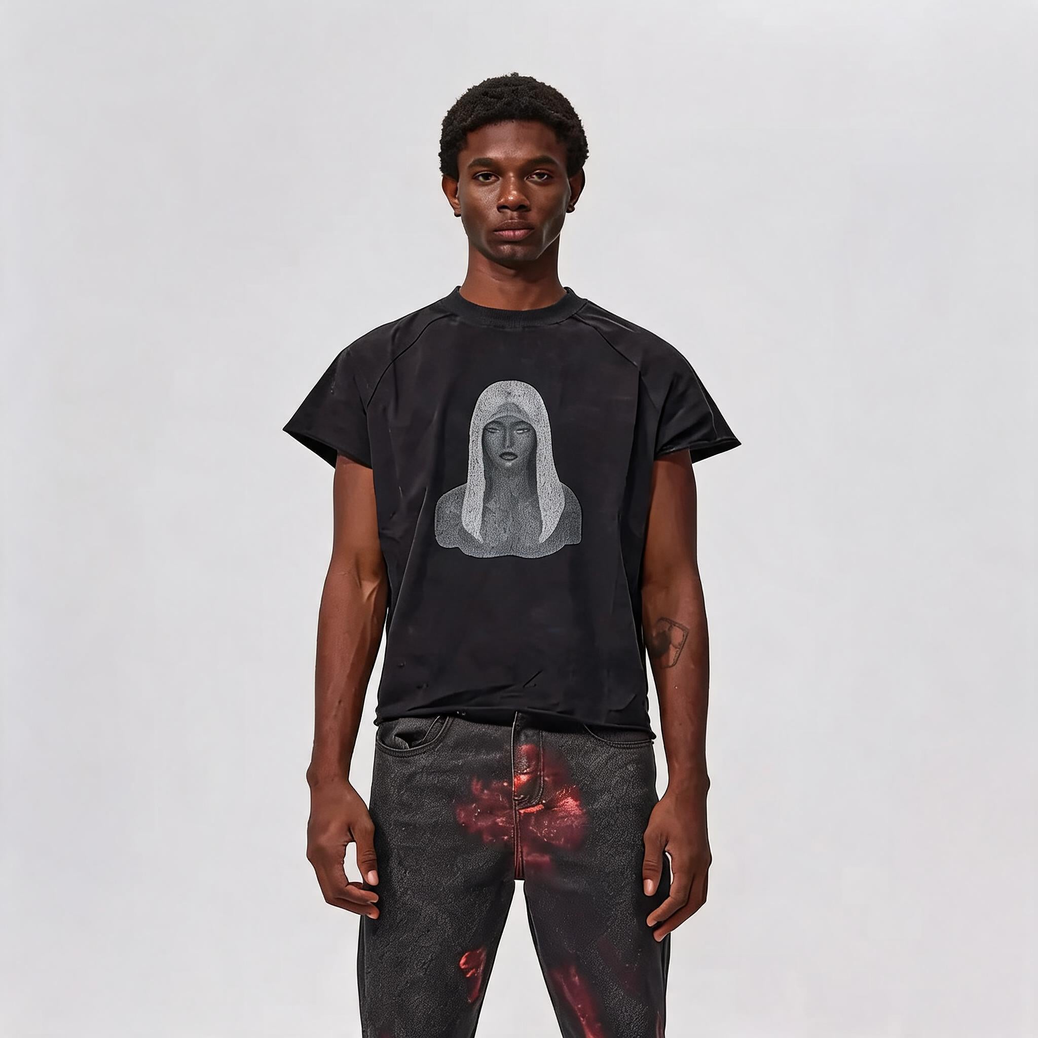 Men's Short Sleeve Vintage Witch Tee