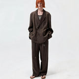 Hemp Linen Notch Lapel Blazer