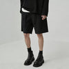 Draped Drawstring Elastic Waist Pleated Shorts